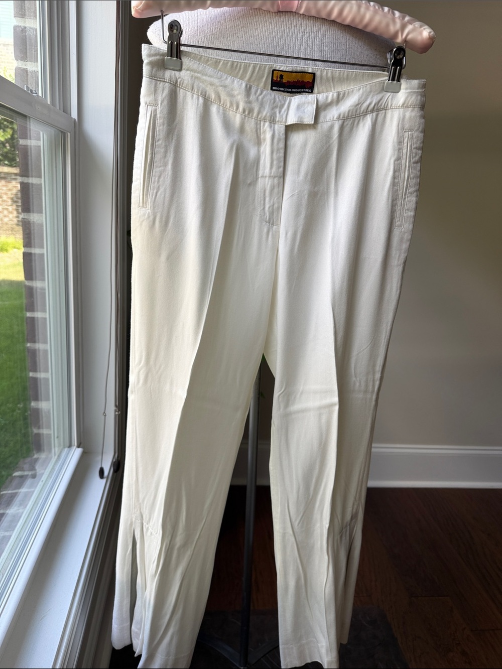 Brooklyn Industries Cream Women's Trousers - Straight Leg